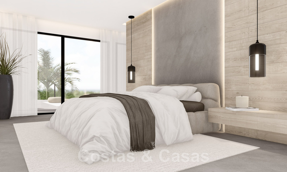 Villa contemporánea y moderna en venta situada en las colinas de Elviria, al este del centro de Marbella 48046