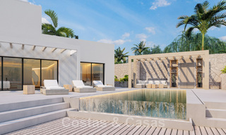 Villa contemporánea y moderna en venta situada en las colinas de Elviria, al este del centro de Marbella 48051 