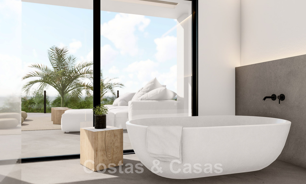 Villa contemporánea y moderna en venta situada en las colinas de Elviria, al este del centro de Marbella 48052