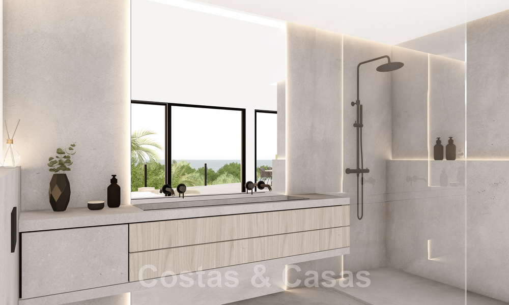 Villa contemporánea y moderna en venta situada en las colinas de Elviria, al este del centro de Marbella 48053