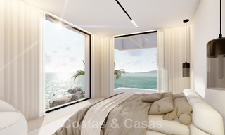Nueva villa de diseño en venta con vistas panorámicas al mar en zona tranquila a poca distancia de la playa en Manilva, Costa del Sol 48061 