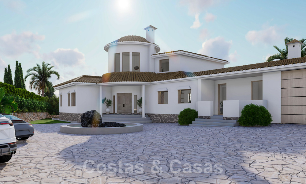 Villa de lujo totalmente reformada en venta en urbanización privilegiada cerca de campos de golf en Marbella - Benahavis 48079