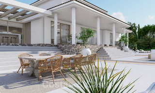 Villa de lujo totalmente reformada en venta en urbanización privilegiada cerca de campos de golf en Marbella - Benahavis 48083 