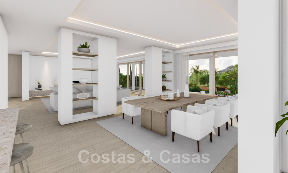 Villa de lujo totalmente reformada en venta en urbanización privilegiada cerca de campos de golf en Marbella - Benahavis 48089