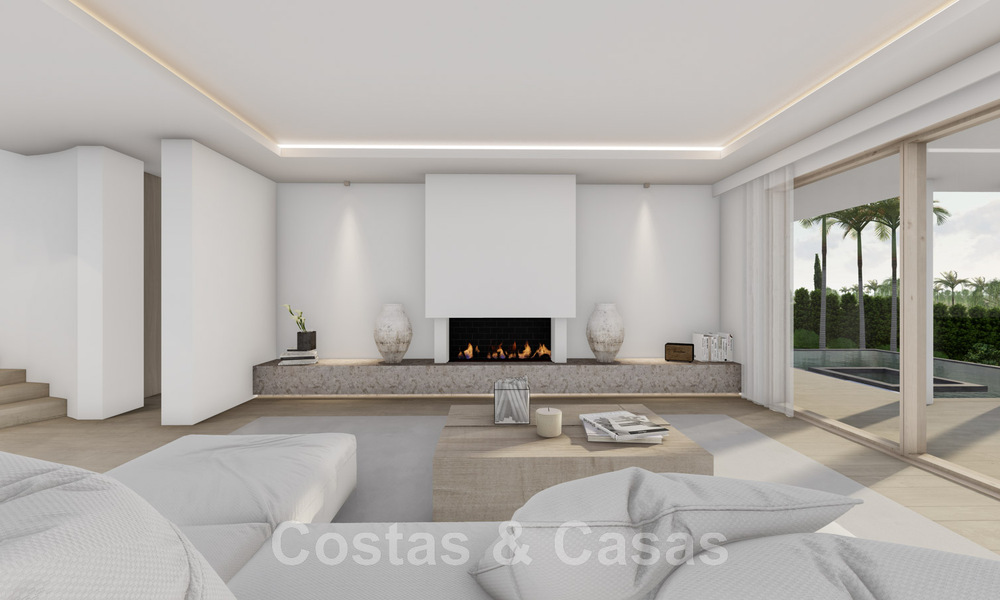 Villa de lujo totalmente reformada en venta en urbanización privilegiada cerca de campos de golf en Marbella - Benahavis 48097