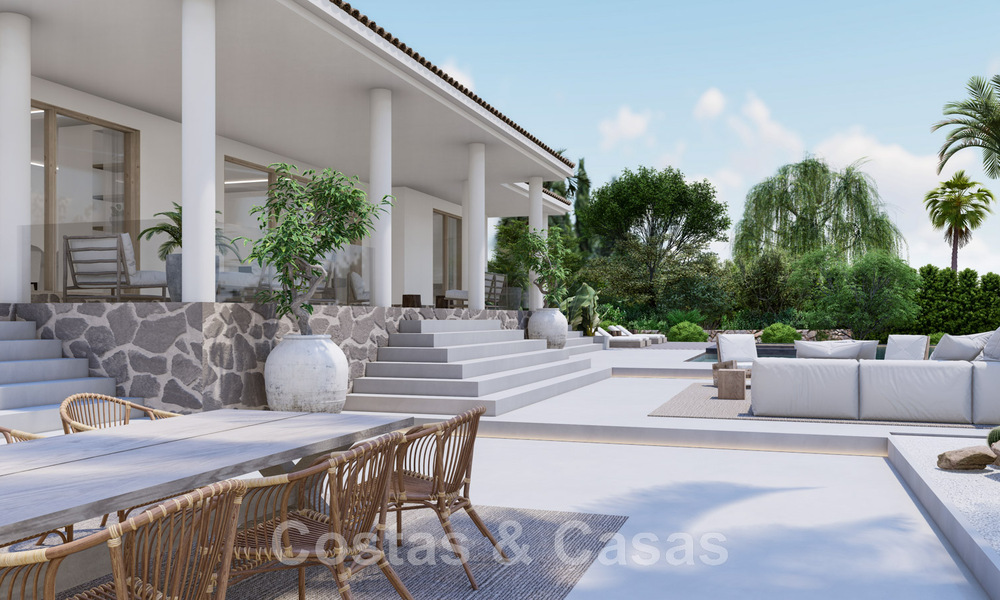 Villa de lujo totalmente reformada en venta en urbanización privilegiada cerca de campos de golf en Marbella - Benahavis 48100
