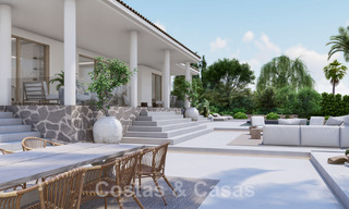 Villa de lujo totalmente reformada en venta en urbanización privilegiada cerca de campos de golf en Marbella - Benahavis 48100 