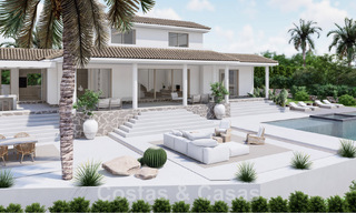 Villa de lujo totalmente reformada en venta en urbanización privilegiada cerca de campos de golf en Marbella - Benahavis 48101 