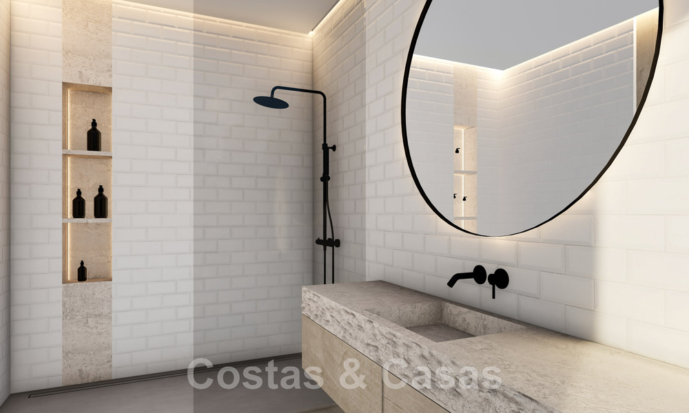 Villa de lujo totalmente reformada en venta en urbanización privilegiada cerca de campos de golf en Marbella - Benahavis 48102