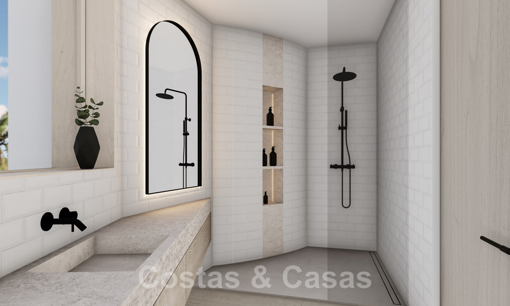 Villa de lujo totalmente reformada en venta en urbanización privilegiada cerca de campos de golf en Marbella - Benahavis 48103