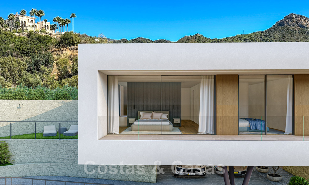 Impresionante villa de lujo en venta con vistas panorámicas al mar en las colinas de Benahavis - Marbella 48506