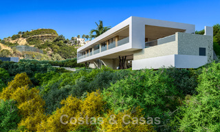 Impresionante villa de lujo en venta con vistas panorámicas al mar en las colinas de Benahavis - Marbella 48513 