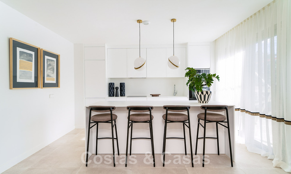 Magnífica casa piloto en venta en nuevo proyecto de casas con vistas al mar en un complejo de lujo Mijas, Costa del Sol 48560