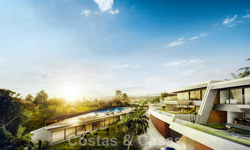 Magnífica casa piloto en venta en nuevo proyecto de casas con vistas al mar en un complejo de lujo Mijas, Costa del Sol 48598