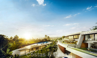 Magnífica casa piloto en venta en nuevo proyecto de casas con vistas al mar en un complejo de lujo Mijas, Costa del Sol 48598 