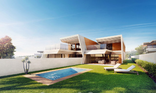 Magnífica casa piloto en venta en nuevo proyecto de casas con vistas al mar en un complejo de lujo Mijas, Costa del Sol 48601 