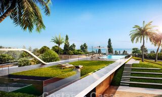 Magnífica casa piloto en venta en nuevo proyecto de casas con vistas al mar en un complejo de lujo Mijas, Costa del Sol 48604 