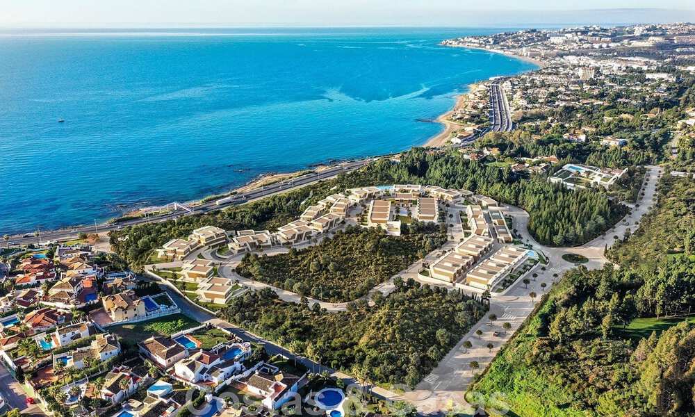 Magnífica casa piloto en venta en nuevo proyecto de casas con vistas al mar en un complejo de lujo Mijas, Costa del Sol 48606