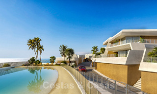 Magnífica casa piloto en venta en nuevo proyecto de casas con vistas al mar en un complejo de lujo Mijas, Costa del Sol 48609 
