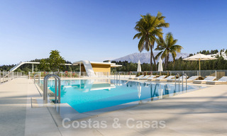 Magnífica casa piloto en venta en nuevo proyecto de casas con vistas al mar en un complejo de lujo Mijas, Costa del Sol 48614 