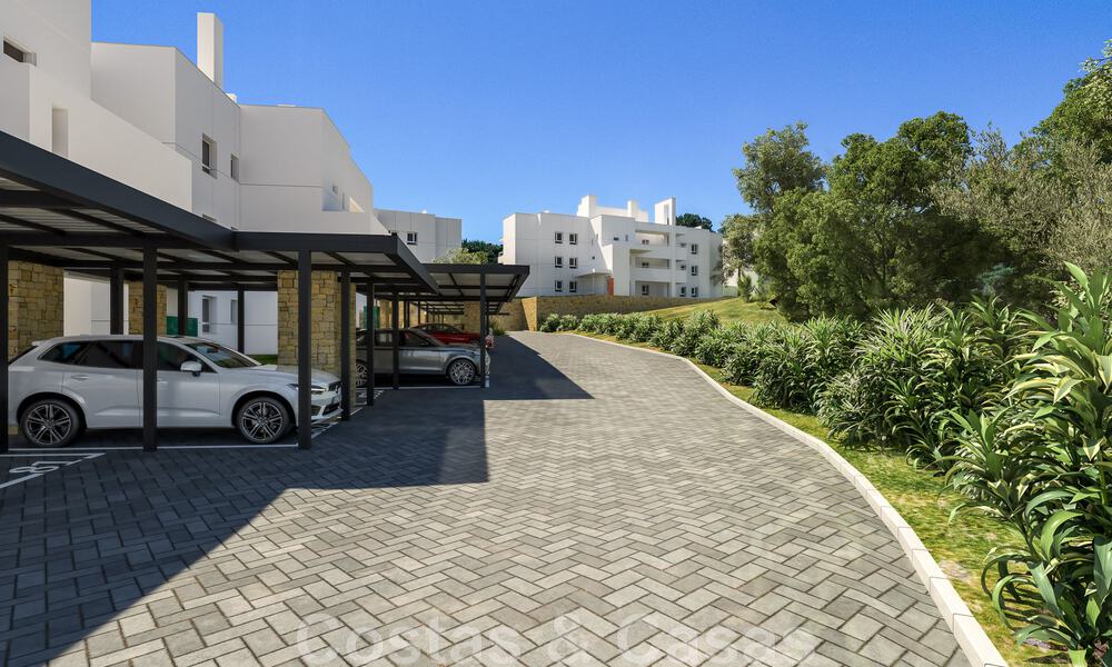 Modernos apartamentos de golf en venta situados en un exclusivo resort de golf en Mijas, Costa del Sol 49172