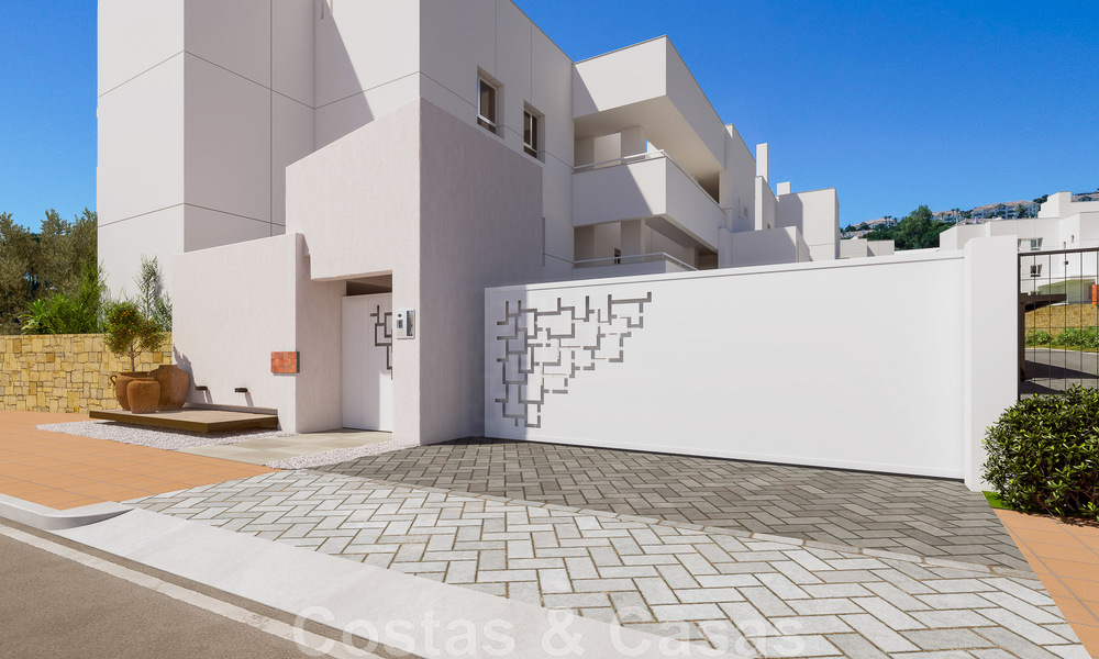Modernos apartamentos de golf en venta situados en un exclusivo resort de golf en Mijas, Costa del Sol 49173