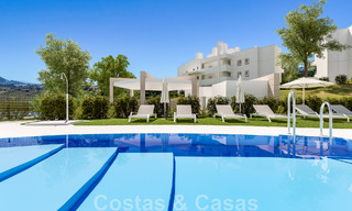 Modernos apartamentos de golf en venta situados en un exclusivo resort de golf en Mijas, Costa del Sol 49177 