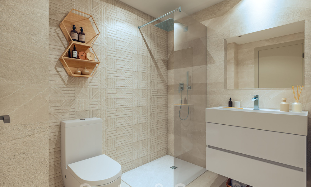 Modernos apartamentos de golf en venta situados en un exclusivo resort de golf en Mijas, Costa del Sol 49181