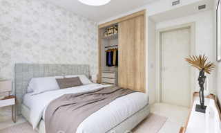 Modernos apartamentos de golf en venta situados en un exclusivo resort de golf en Mijas, Costa del Sol 49185 