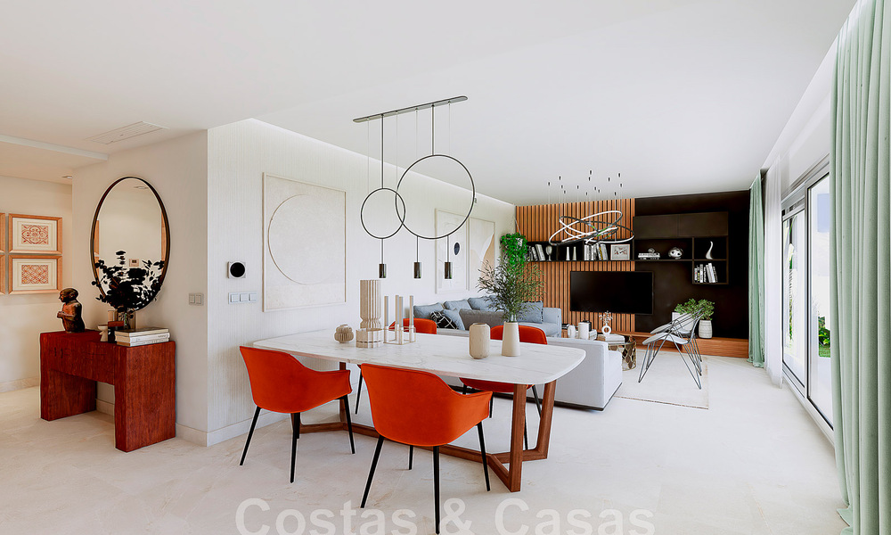 Modernos apartamentos de golf en venta situados en un exclusivo resort de golf en Mijas, Costa del Sol 49189
