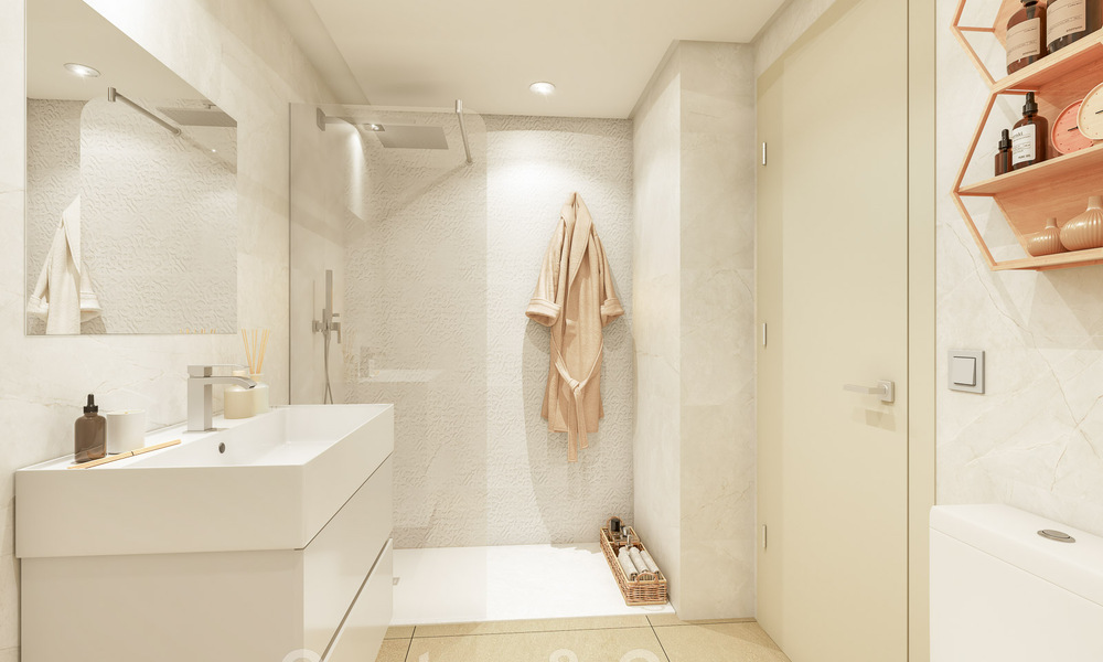 Modernos apartamentos de golf en venta situados en un exclusivo resort de golf en Mijas, Costa del Sol 49191