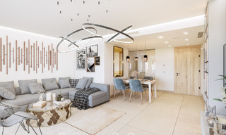 Modernos apartamentos de golf en venta situados en un exclusivo resort de golf en Mijas, Costa del Sol 49197 