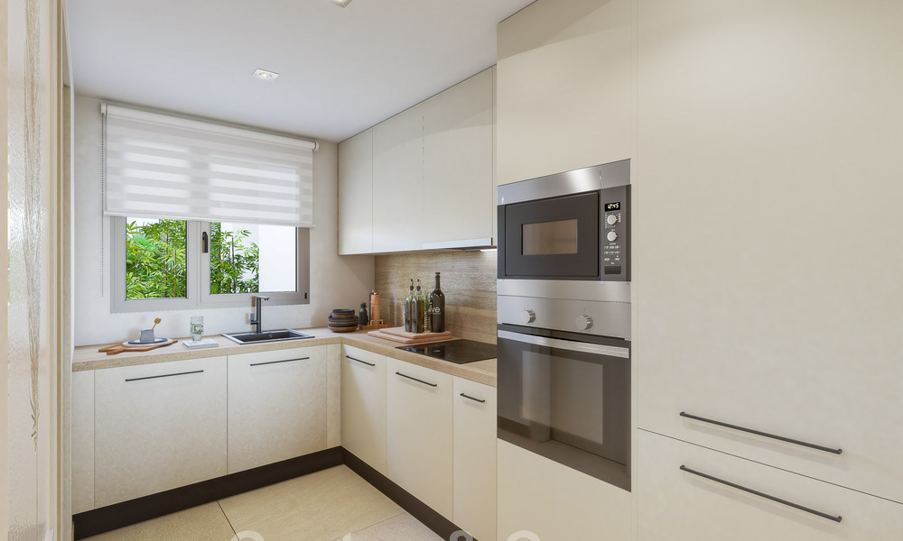 Modernos apartamentos de golf en venta situados en un exclusivo resort de golf en Mijas, Costa del Sol 49199