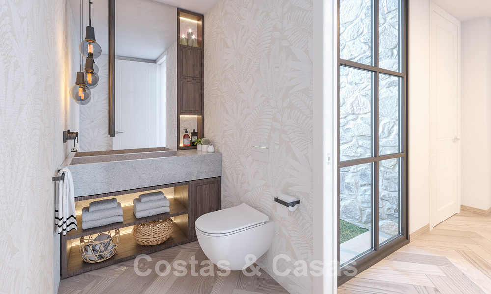 Villa mediterránea de lujo en venta con vistas al mar en prestigiosa urbanización cerrada en La Quinta en Benahavis - Marbella 49224