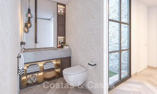 Villa mediterránea de lujo en venta con vistas al mar en prestigiosa urbanización cerrada en La Quinta en Benahavis - Marbella 49224 