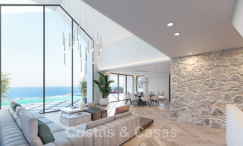 Villa mediterránea de lujo en venta con vistas al mar en prestigiosa urbanización cerrada en La Quinta en Benahavis - Marbella 49228