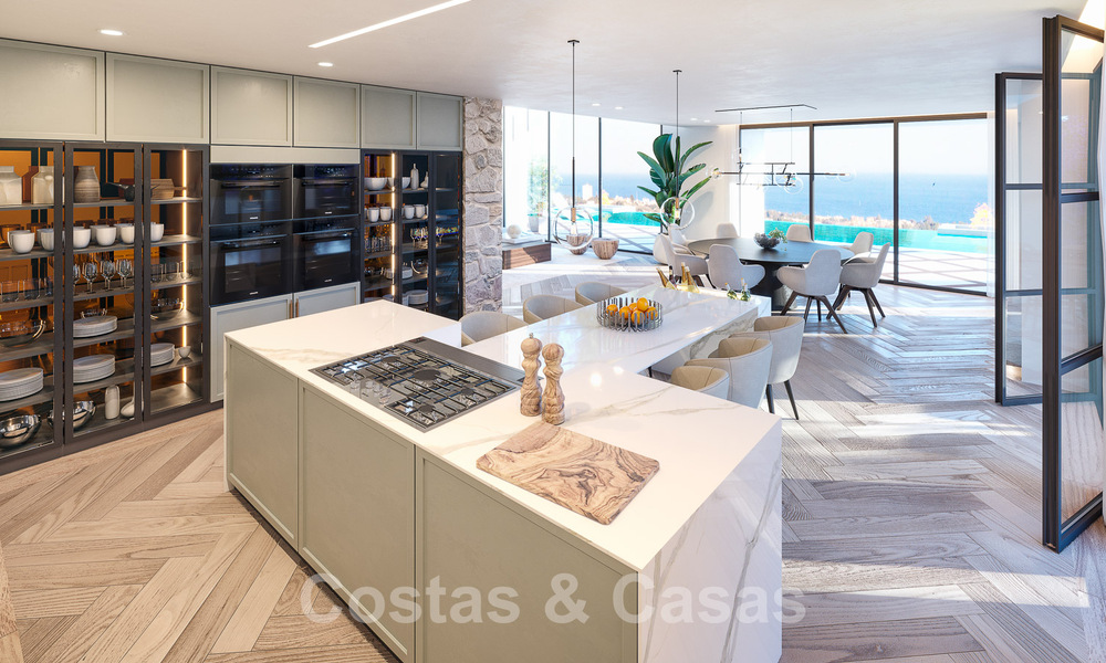 Villa mediterránea de lujo en venta con vistas al mar en prestigiosa urbanización cerrada en La Quinta en Benahavis - Marbella 49241