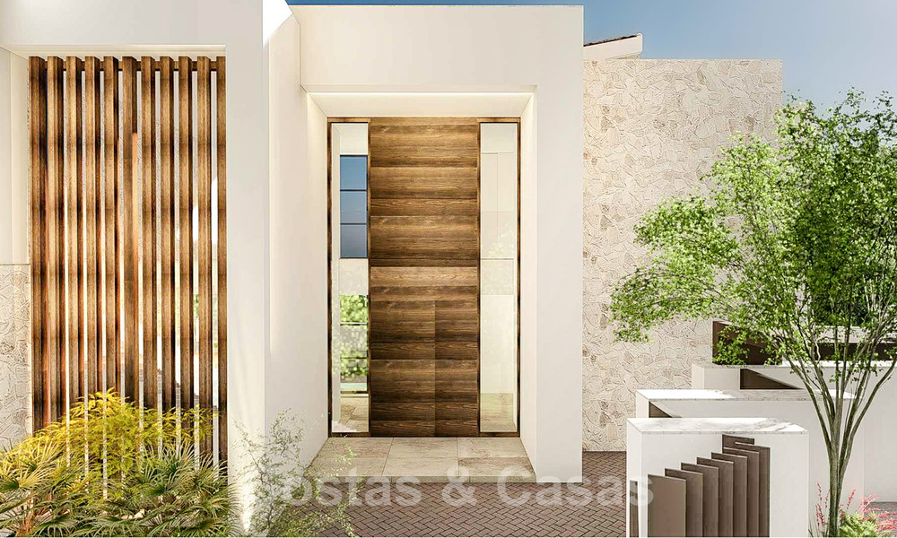 Exclusiva villa de lujo en venta con amplias zonas exteriores e impresionantes vistas al mar Mediterráneo en las colinas de Benahavis - Marbella 49324