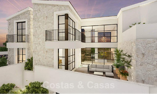 Exclusiva villa de lujo en venta con amplias zonas exteriores e impresionantes vistas al mar Mediterráneo en las colinas de Benahavis - Marbella 49328 