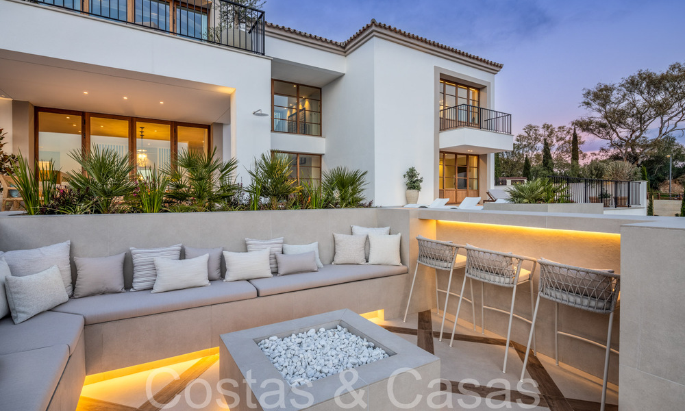 Amplia villa de lujo en venta con impresionantes vistas al mar en una comunidad cerrada prominente en La Quinta en Benahavis - Marbella 63895