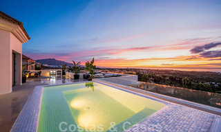 Exclusiva villa de diseño con vistas panorámicas al mar en venta en un resort de golf de cinco estrellas en Marbella - Benahavis 48829 