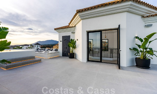 Exclusiva villa de diseño con vistas panorámicas al mar en venta en un resort de golf de cinco estrellas en Marbella - Benahavis 48847 