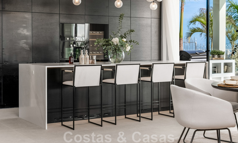 Exclusiva villa de diseño con vistas panorámicas al mar en venta en un resort de golf de cinco estrellas en Marbella - Benahavis 48864