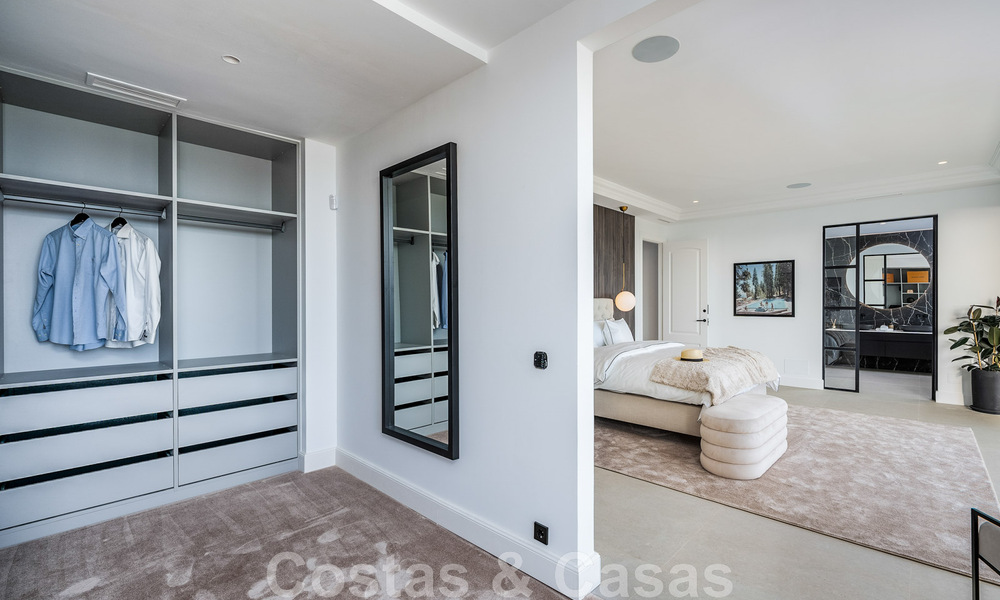 Exclusiva villa de diseño con vistas panorámicas al mar en venta en un resort de golf de cinco estrellas en Marbella - Benahavis 48885
