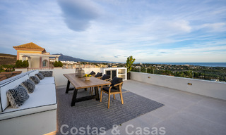 Exclusiva villa de diseño con vistas panorámicas al mar en venta en un resort de golf de cinco estrellas en Marbella - Benahavis 48892 