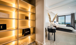 Exclusiva villa de diseño con vistas panorámicas al mar en venta en un resort de golf de cinco estrellas en Marbella - Benahavis 48900 