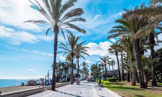 Apartamento de 3 dormitorios en venta en urbanización exclusiva y cerrada en primera línea de playa en San Pedro, Marbella 49663 