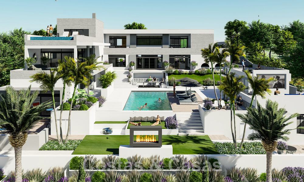 Parcela + proyecto de una sofisticada villa en venta situada en la muy exclusiva y cerrada comunidad de Sotogrande, Costa del Sol 49010