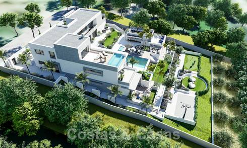 Parcela + proyecto de una sofisticada villa en venta situada en la muy exclusiva y cerrada comunidad de Sotogrande, Costa del Sol 49012