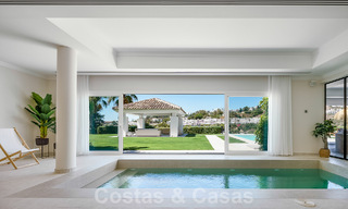Elegante villa de lujo en venta en una urbanización cerrada en La Quinta, Benahavis - Marbella 50455 